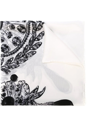 Givenchy jewel print scarf - White