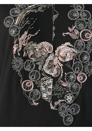 Alexander McQueen embellished skull T-shirt - Black