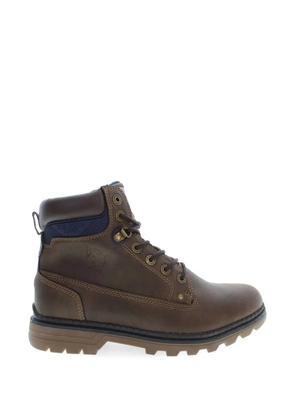 U.S. POLO ASSN. lace-up hiking boots - Brown