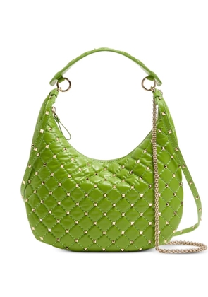 Valentino Garavani small Rockstud Spike shoulder bag in calfskin leather - Green