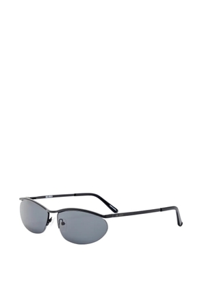 Linda Farrow oval-frame sunglasses - Black