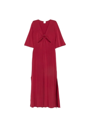 Max Mara Bchriga cut-out ring-detail dress - Red