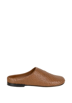 JVAM woven-design mules - Brown