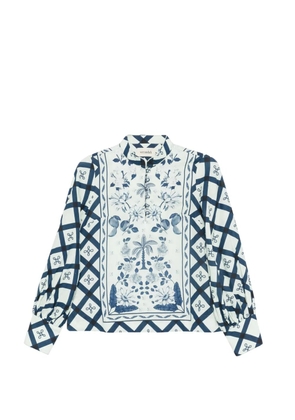 Verandah floral-print top - Green