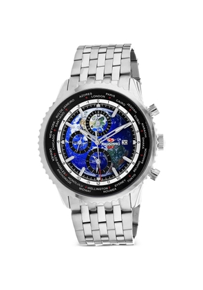 SEAPRO Meridian World Timer GMT 47mm watch - Blue