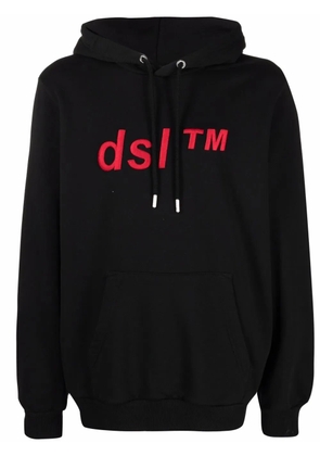 Diesel DSL™ logo Green Label hoodie - Black