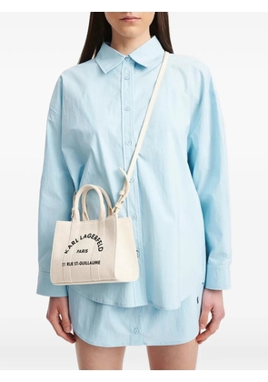 Eleh button-up oversized shirt - Blue