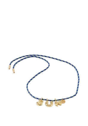 Sorbet Island letters necklace - Gold