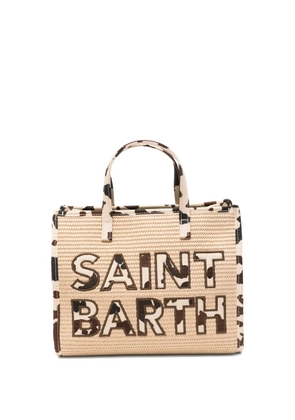 MC2 Saint Barth Vivian Mid straw tote bag - Neutrals