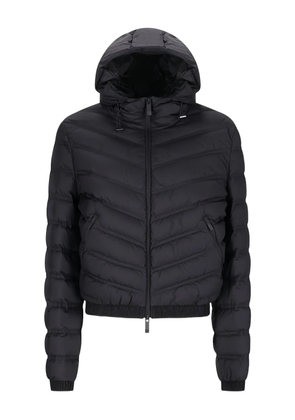 Moncler hooded quilted jacket - Black