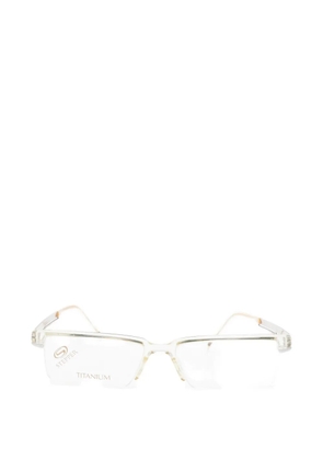 STEPPER EYEWEAR rectangle-frame glasses - White