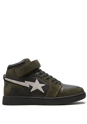 A BATHING APE® Block Sta Hi 'Dark Grey' sneakers - Green