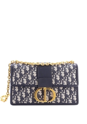 Christian Dior Pre-Owned 30 Montaigne Chain Flap Bag Oblique Canvas shoulder bag - Blue