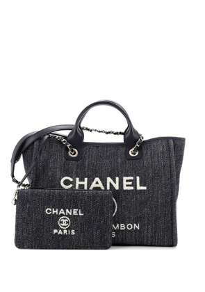 CHANEL Pre-Owned Deauville NM Denim Small tote bag - Blue