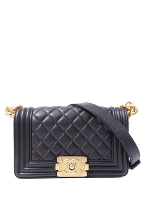 CHANEL Pre-Owned Boy quilted shoulder bag - Black