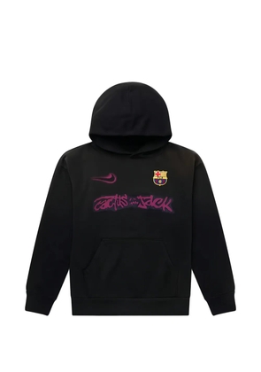 Nike x Travis Scott x FC Barcelona Cactus logo-print hoodie - Black