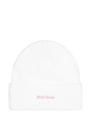 Supreme Box Logo beanie hat - White