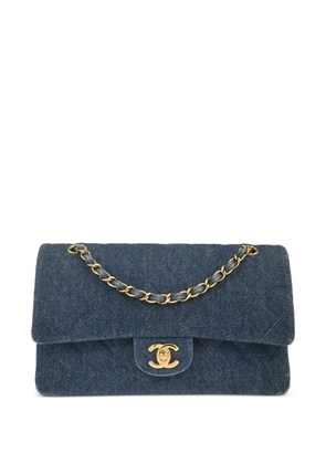 CHANEL Pre-Owned 1998 medium Classic Double Flap crossbody bag - Blue
