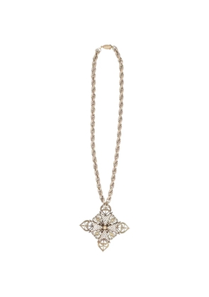 Dolce & Gabbana Pre-Owned filigree crystal-embellished necklace - Gold