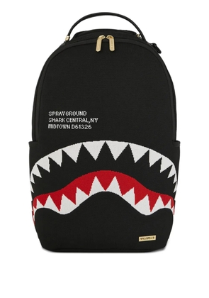 Sprayground Shark Central knit backpack - Black