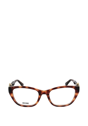 Moschino buckle-detail glasses - Brown