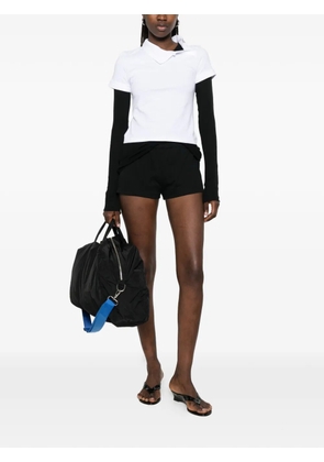 LII elasticated-waistband shorts - Black