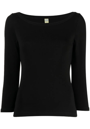 FLORE FLORE long-sleeve cotton T-shirt - Black
