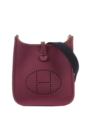 Hermès Pre-Owned TPM Evelyne Clemence leather shoulder bag - Purple