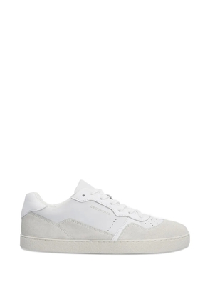 GROUNDS perforated panelled sneakers - Neutrals