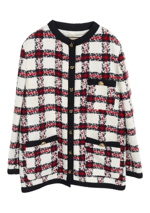Gucci Pre-Owned 2010s GG button jacket - White