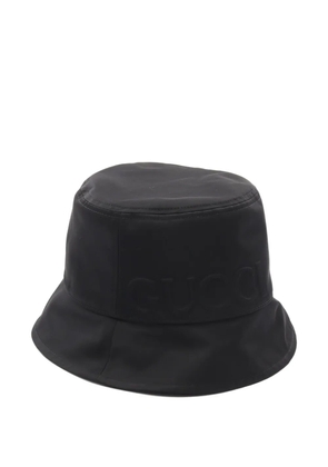 Gucci Pre-Owned 2020 logo-embossed bucket hat - Black