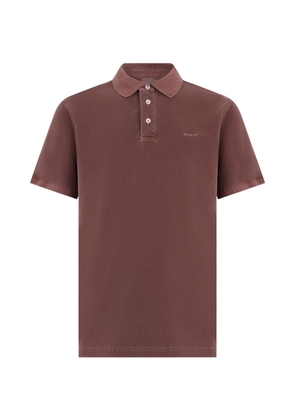 Gant Sunfaded cotton polo shirt - Brown