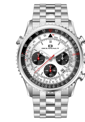 OCEANAUT Flight 46mm watch - Silver