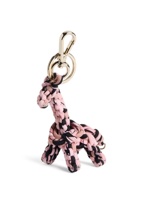 PUCCI bag charm in Iride print - Pink