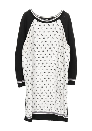 Hermès Pre-Owned 2000 colour-block printed dress - White