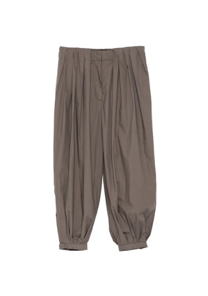 Open YY gathered trousers - Grey