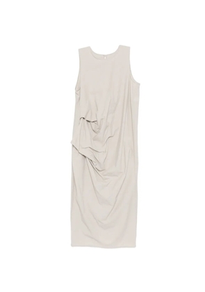 Lauren Manoogian draped crinkled dress - Neutrals