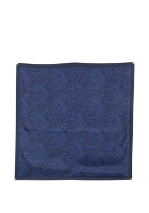 Gabriele Pasini paisley-print silk scarf - Blue