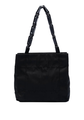Prada Pre-Owned 2000-2013 Tessuto Impunto Chain tote bag - Black