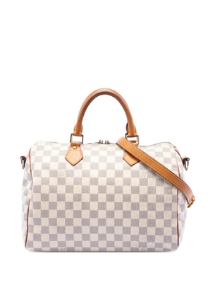 Louis Vuitton Pre-Owned 2013 Damier Azur Speedy Bandouliere 30 satchel - White
