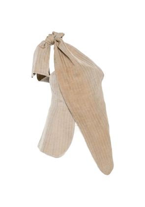 Uma Wang Kaeen one-shoulder waistcoat - Brown