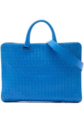 Bottega Veneta Pre-Owned 2012-2026 Nappa Intrecciato Briefcase business bag - Blue