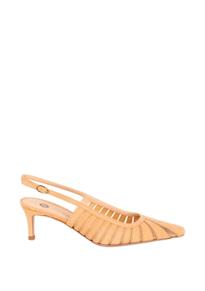 Roberto Festa Fenice panelled suede sandals - Neutrals