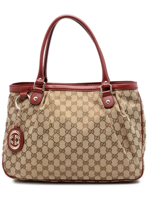 Gucci Pre-Owned 2016-2026 GG Canvas Sukey tote bag - Red