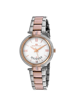 OCEANAUT Amaya crystal-embellished 36mm watch - White