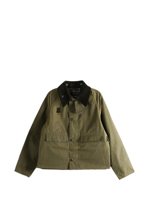 Barbour Spey slim waxed jacket - Green