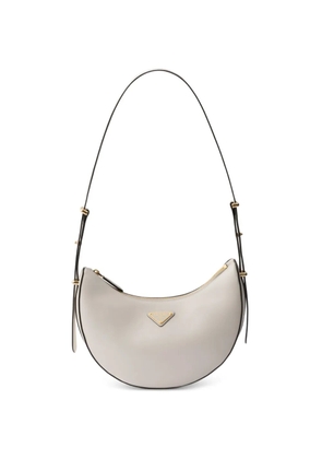 Prada Prada Arqué small leather shoulder bag - White