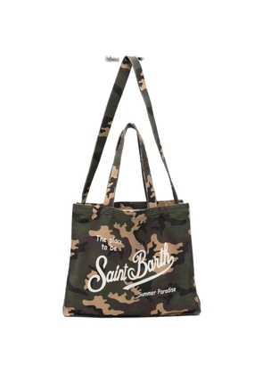 MC2 Saint Barth Essential camouflage-print tote bag - Green
