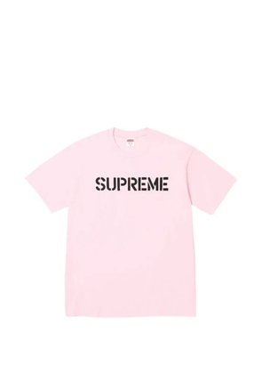 Supreme Hard logo-print T-shirt - Pink