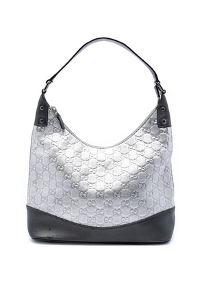 Gucci Pre-Owned 2016-2026 Metallic Guccissima shoulder bag - Silver